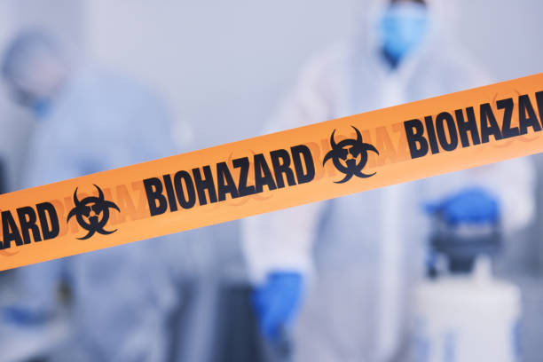 Professional Biohazard Cleanup technician working in Conover, OH